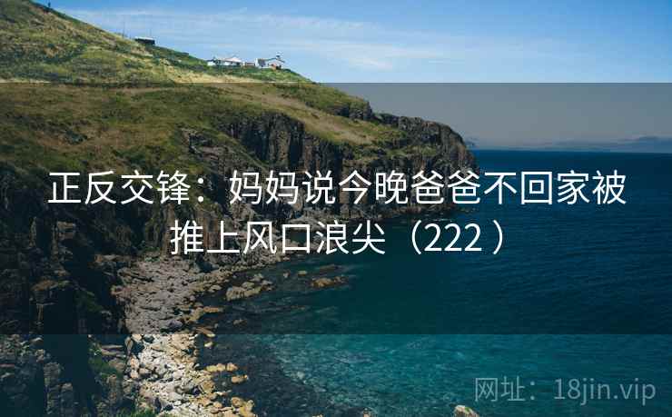 正反交锋：妈妈说今晚爸爸不回家被推上风口浪尖（222 ）