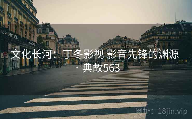 文化长河：丁冬影视 影音先锋的渊源 · 典故563